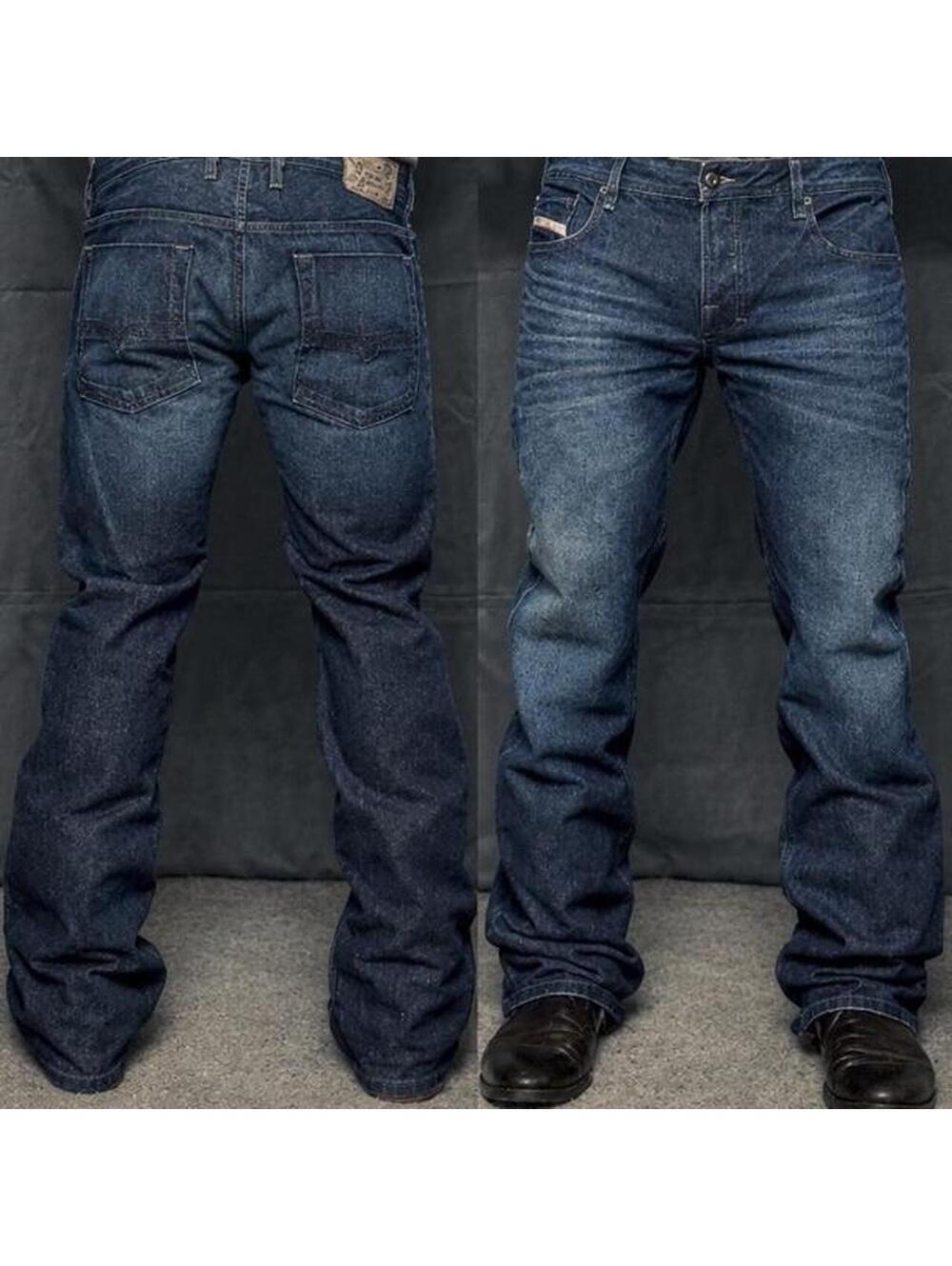 Diesel Zatiny Bootcut Dark Blue Wash Jeans 32x30